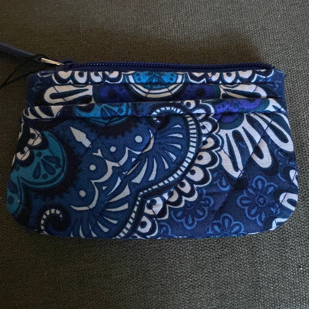 Vera Bradley Coin Purse - Blue Tapestry - NWT